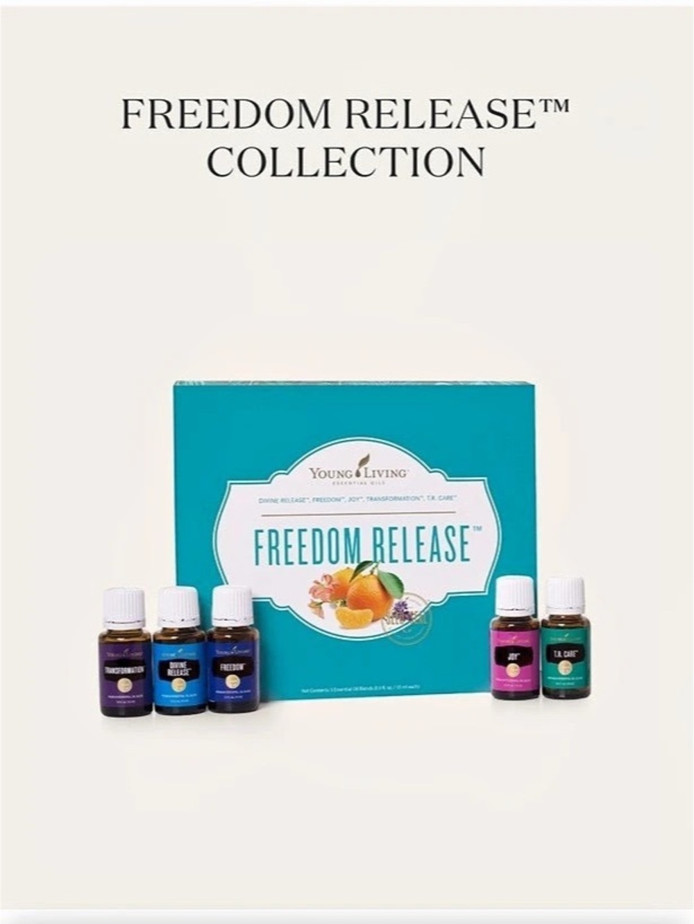 Young Living Freedom Release Collection Essential Oil Set NWT